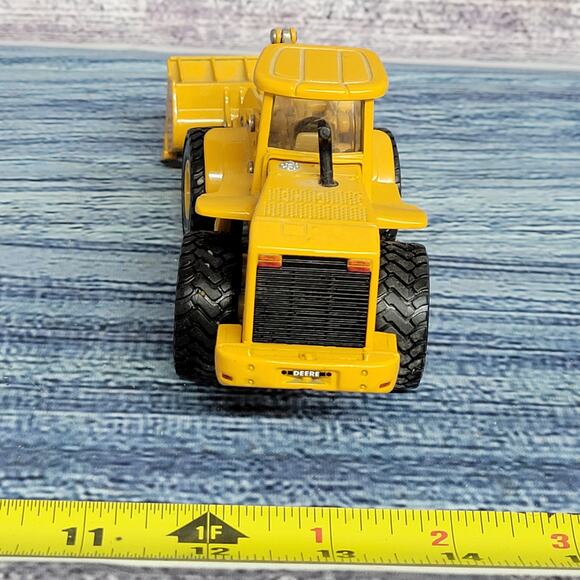 Vtg Ertl Diecast John Deere 744H Wheel Loader 1/50 scale 1998 Toy farm yellow - Picture 6 of 8